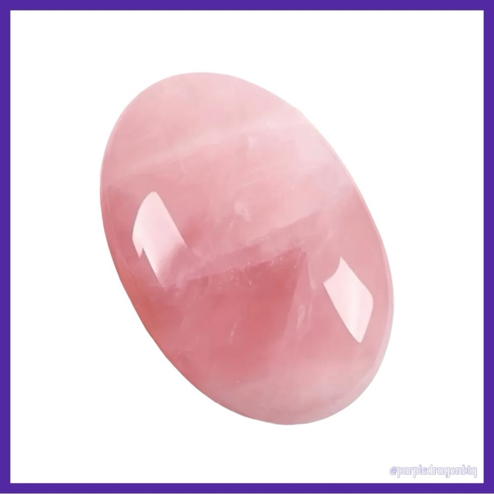 Gorgeous Large Rose Quartz 3-D Palm Stone